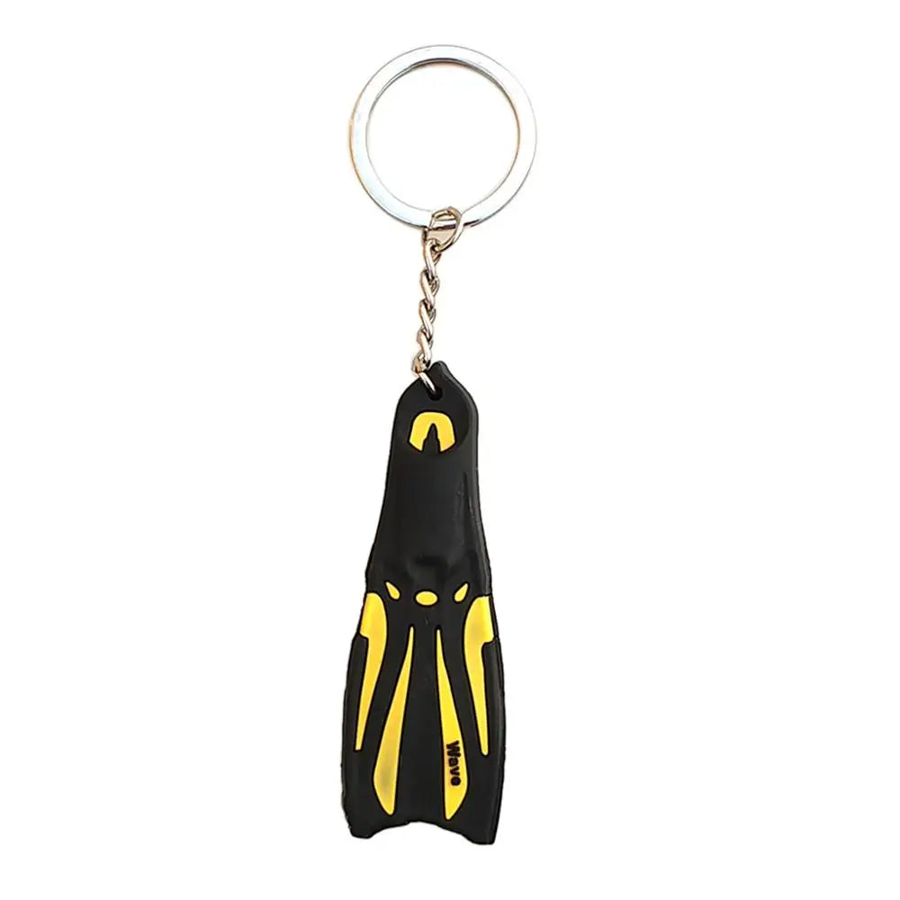 Mini Scuba Diving Fin Key Chain KeyChain Flipper Keyring Diver Diving Gift Oasis Select