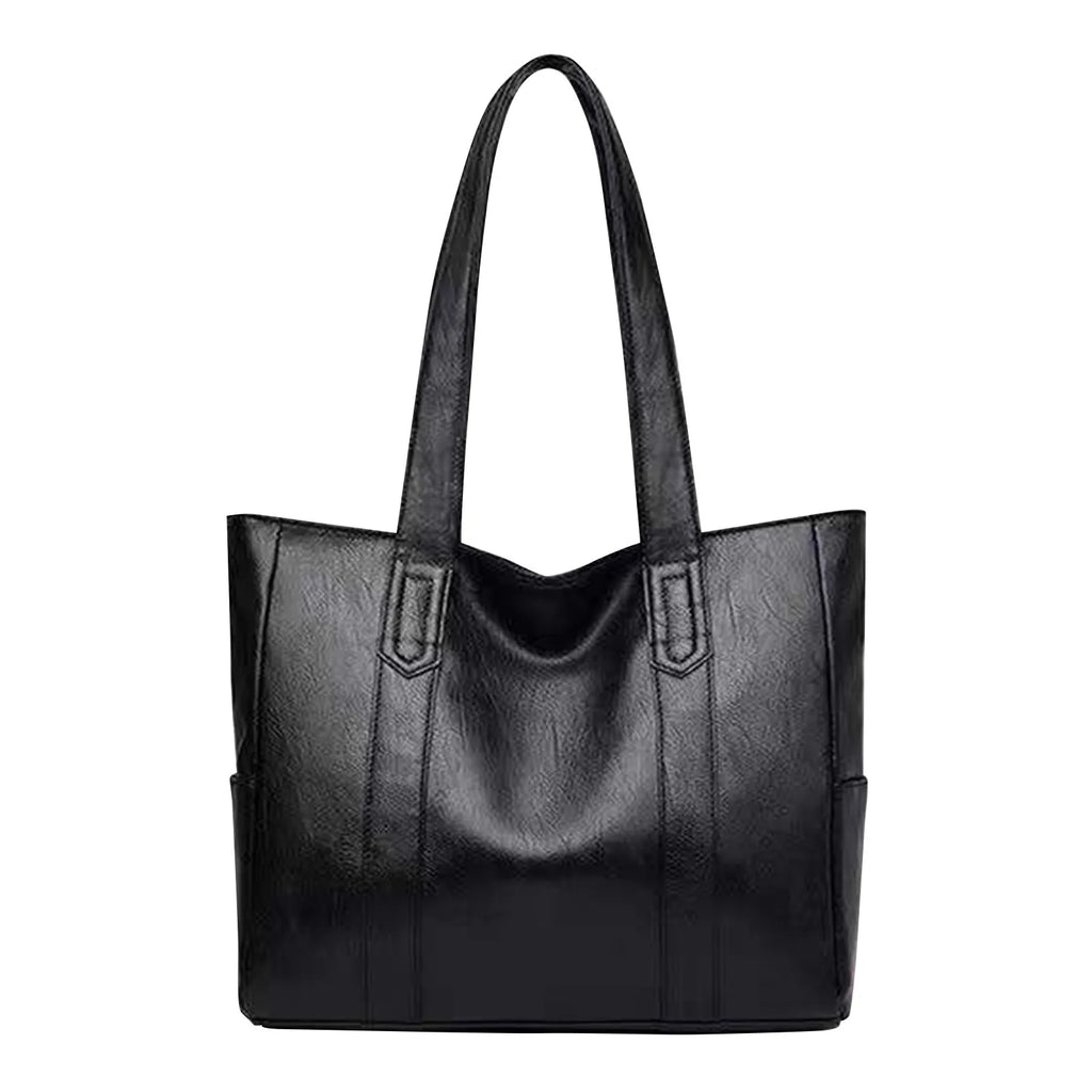 Women's Large Capacity PU Leather Tote Shoulder Handbag Tote Shoulder Handbag Oasis Select