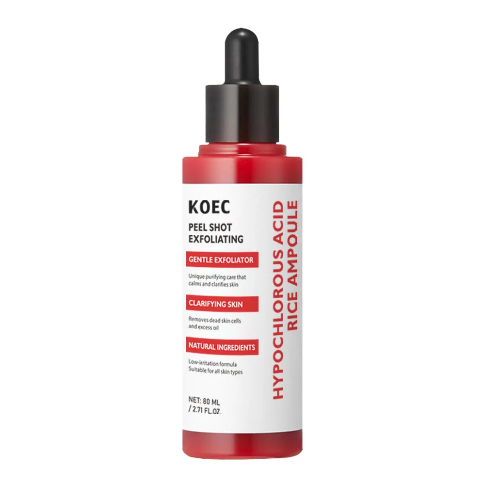 80ml Rice Peeling Lotion Oil with Hypochlorous Acid Exfoliating Bleaching Dark Skin Whitening Nourishing Moisturizing Skin Care Oasis Select