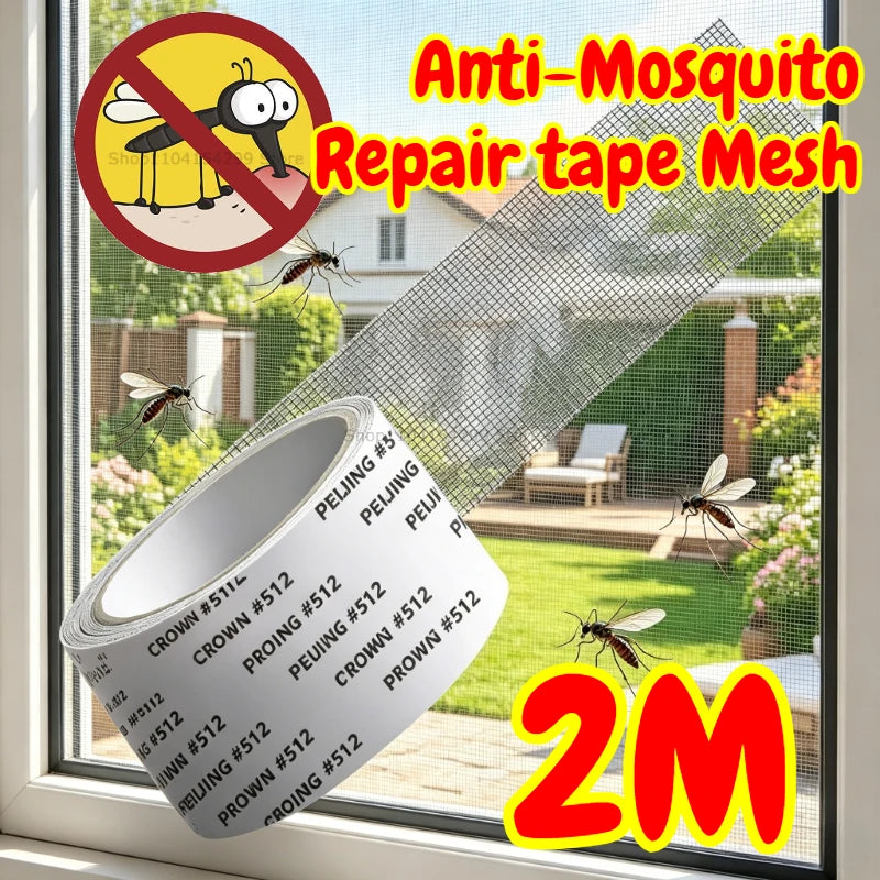 Window Screen Repair Tape Self Adhesive Mesh Tape Door Window Net Broken Holes Repairing Fix Patch Anti Insect Mosquito Oasis Select
