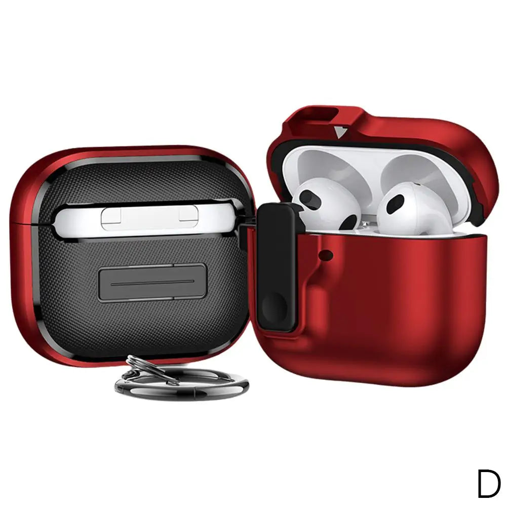 Silicone Case for AirPods 4 – TPU+PC Protective Cover