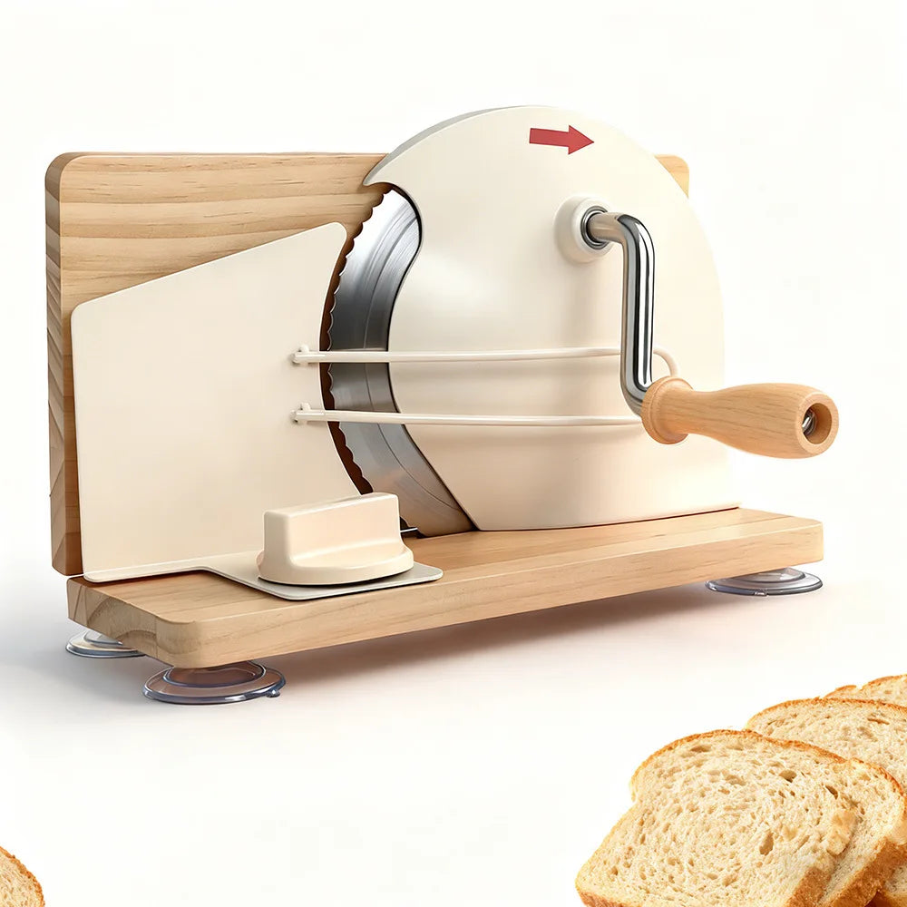 Homemade Bread Tool Set - 5-20mm Adjustable Thickness Manual Bread Cutter + Dough Scribing Tool + Bread Clamp Bakery Supplies Oasis Select