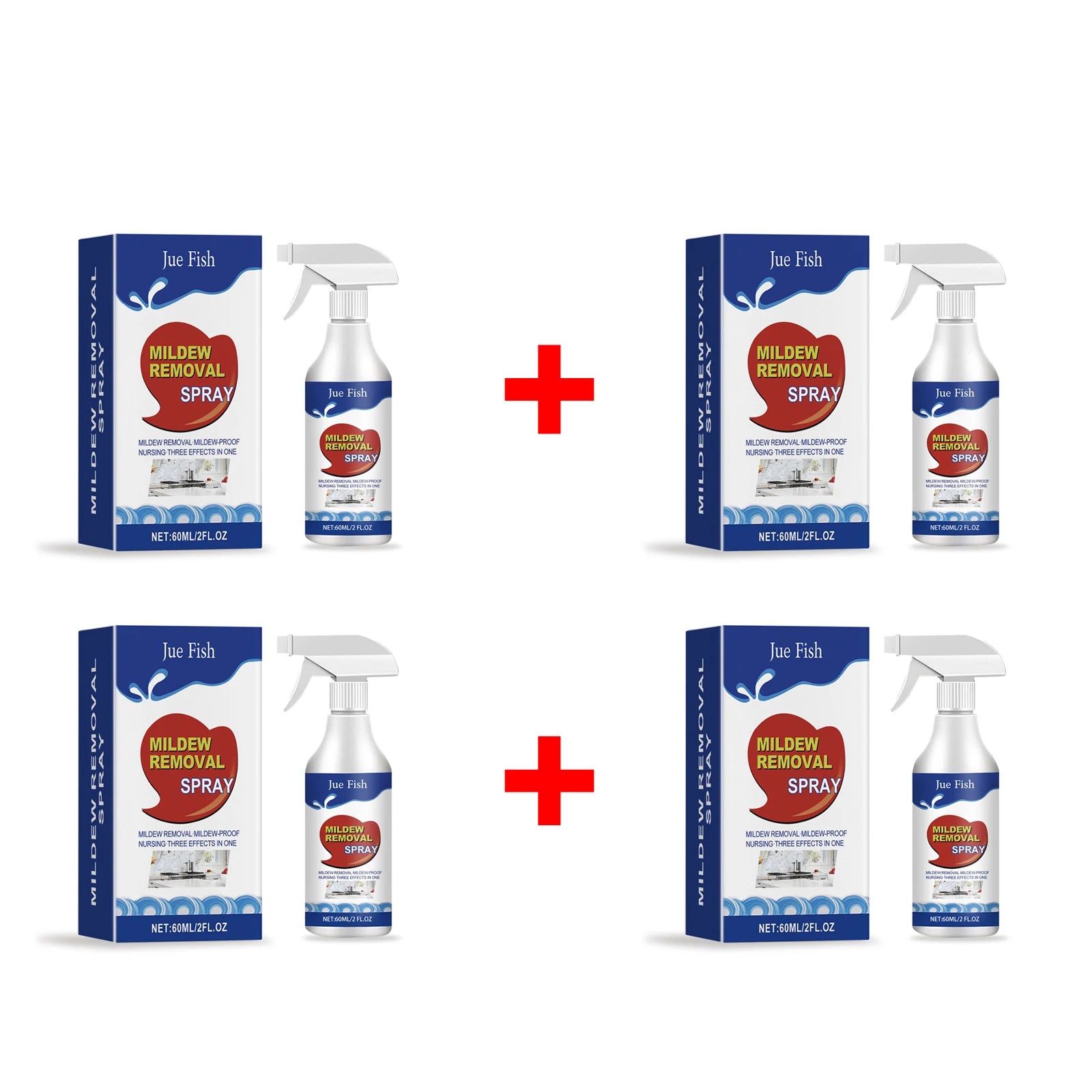 Mildew Removal Spray – Tiles, Bathtubs & Mould Cleaner 60ml Mould Removal Spray Oasis Select 4 X 60g boxed