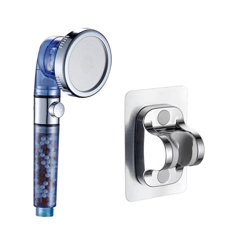 3-Mode Negative Ion Filter Handheld Shower Head | Water-Saving