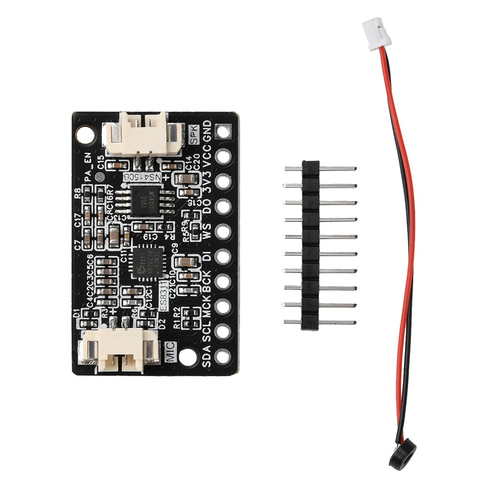 ES8311+NS4150B Audio Module Digital Amplifier with Built-in Mic Compact Design Compatible ESP32-C3/S3 Development Boards Oasis Select External microphone