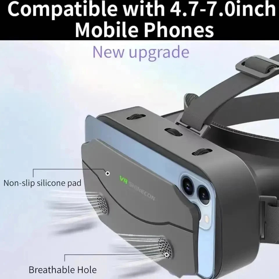 3D VR Headset Goggles for iOS & Android Smartphones
