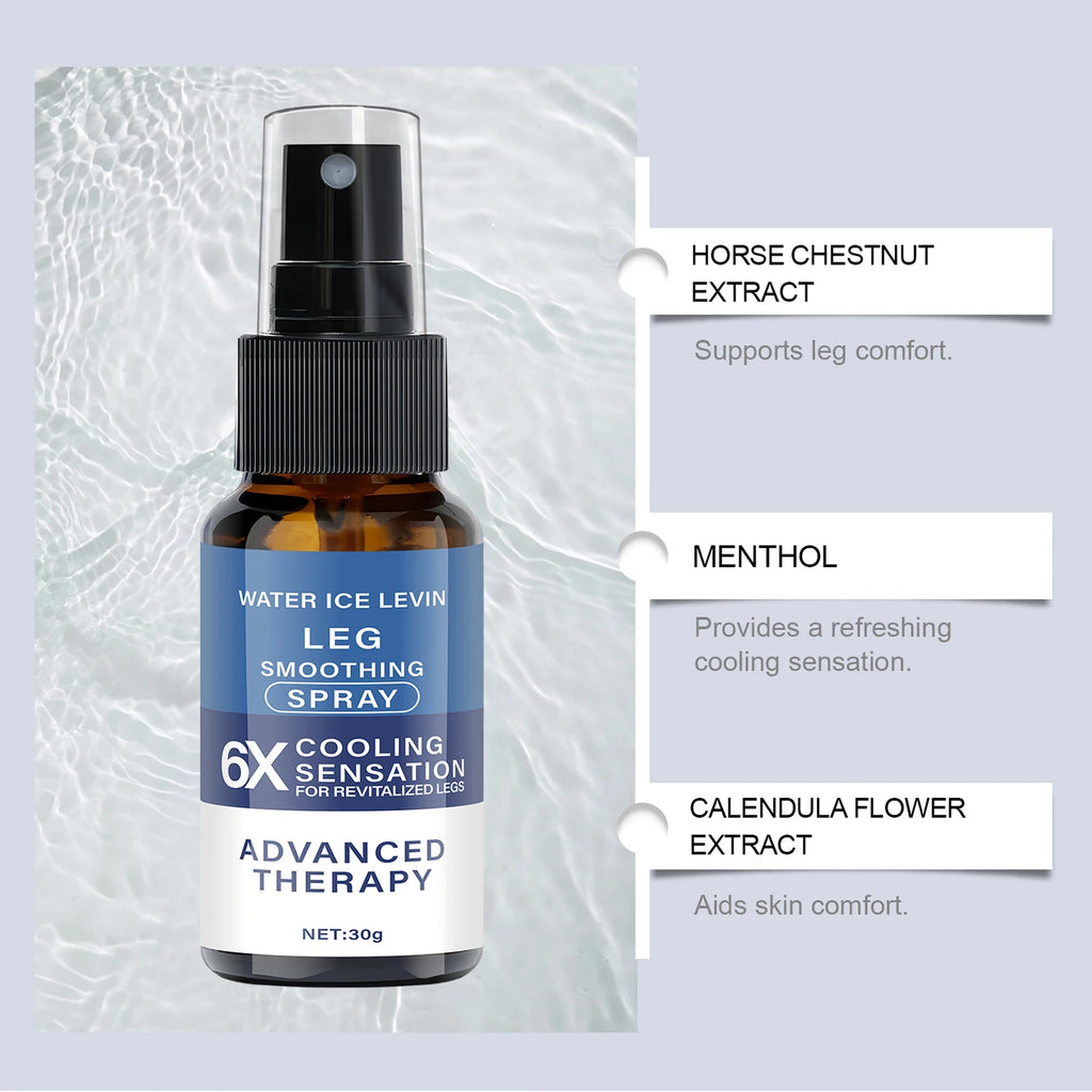 Leg Smoothing Spray – 6X Cooling Hesperidin & Menthol Body Cooling Spray Oasis Select
