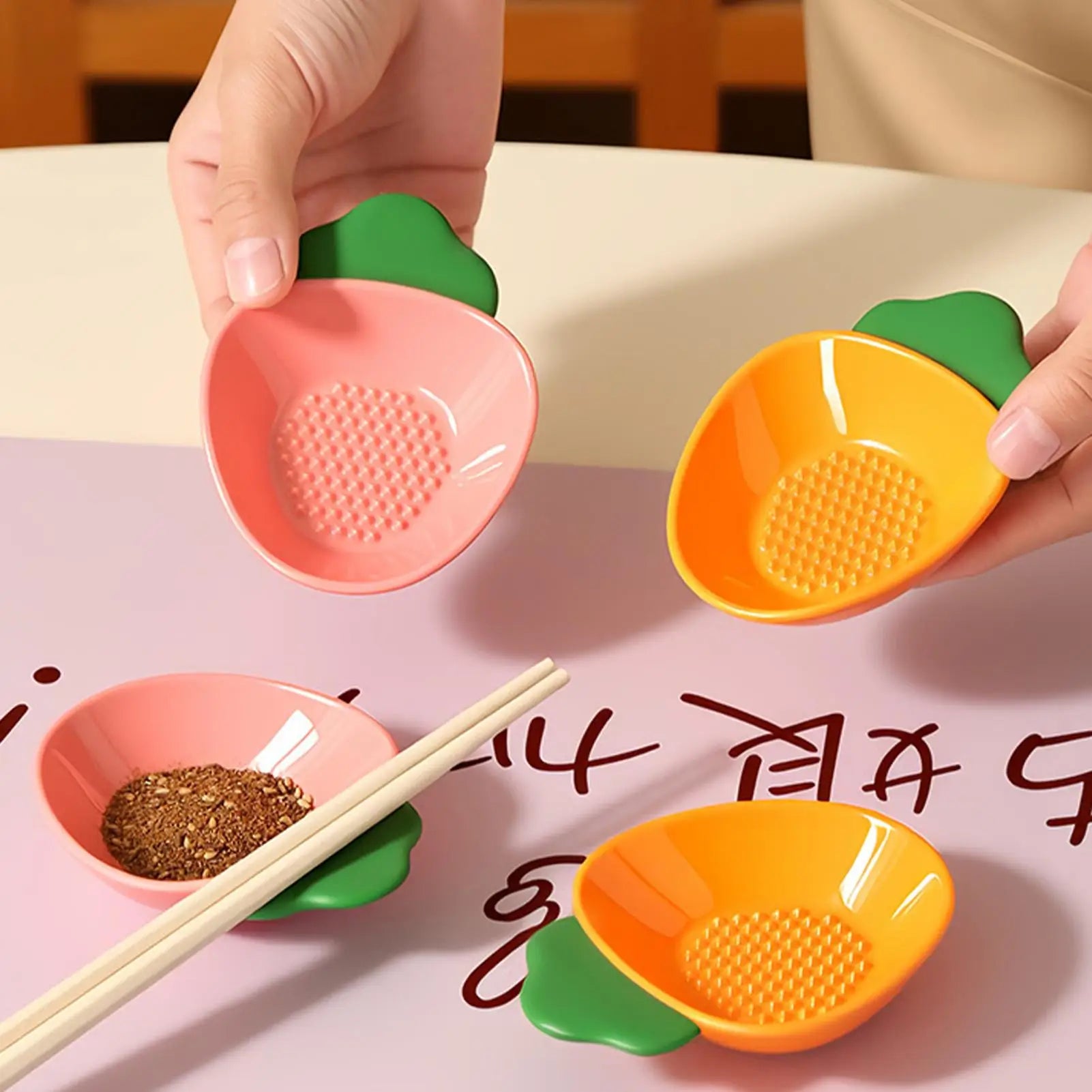 Ceramic Grater Plate – Garlic, Ginger, Cheese & Zest