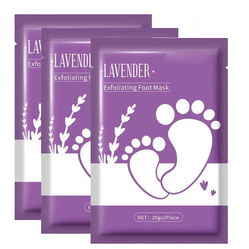 1/3/5 Bags Feet Exfoliating Foot Mask Foot Peeling Dead Skin Lavender Feet Masks Pedicure Socks Moisturizing Whitening Foot Care Oasis Select 3bags