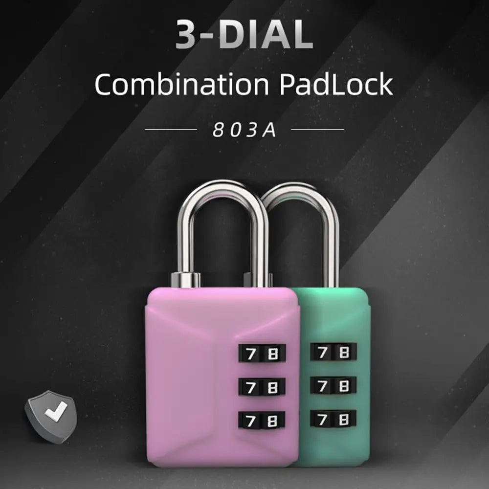 Backpack Zipper Lock Mini Password Padlock Trolley Case Password Lock Student Dormitory Cabinet Password Lock Oasis Select