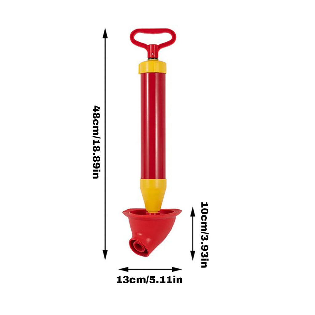 Bathroom Toilet Clog Remover Plunger Vacuum Pump Plunger Manual High Pressure Household Toilet Clog Remover Suction Plunger Oasis Select