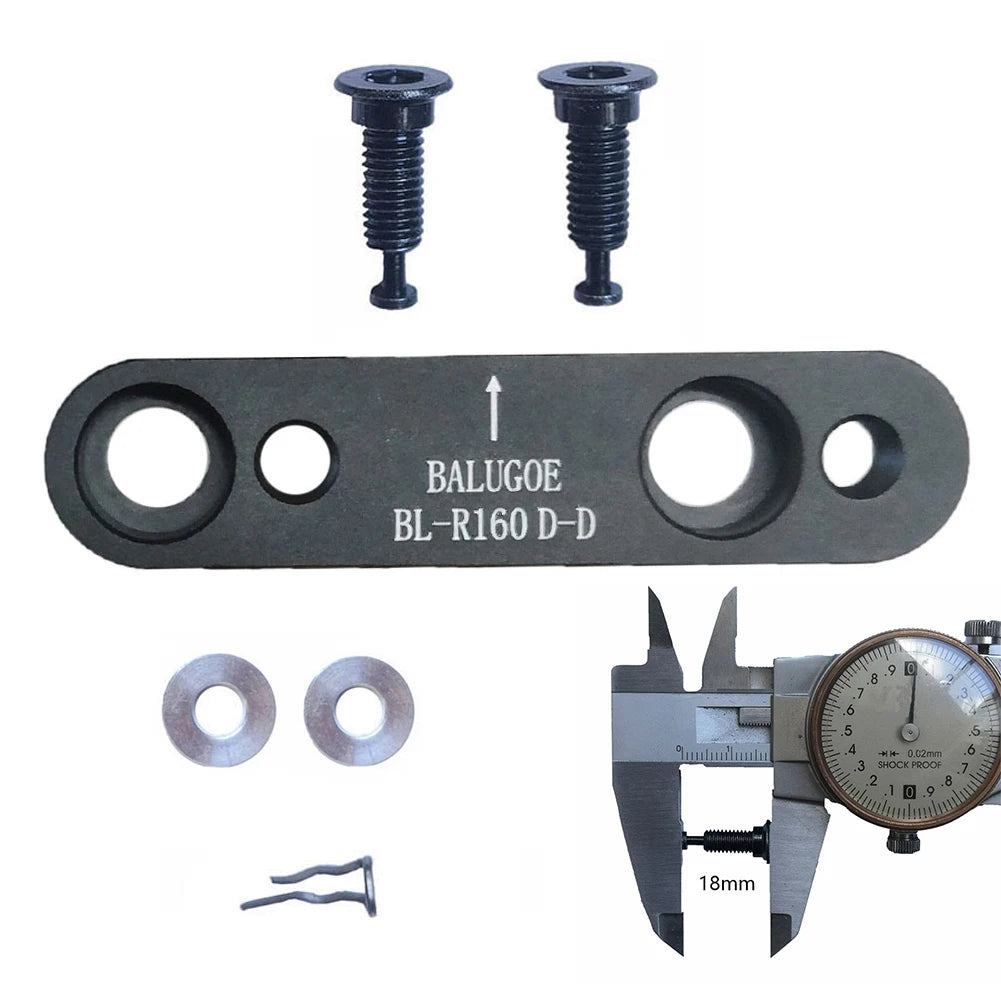 Brake Parts Disc Brake Adaptor Aluminum Alloy Black Flat Mount R160 D/D Road Bike High Performance High Quality Oasis Select