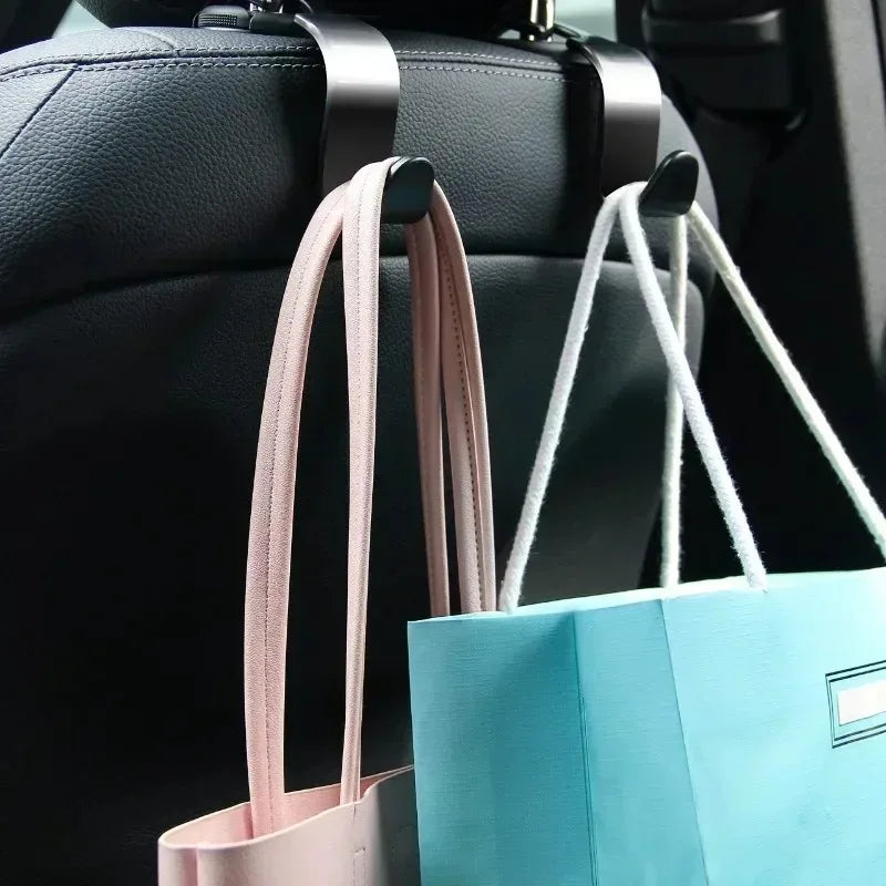 Universal Car Seat Headrest Hook Hooks Storage Hanger Car Back Seat Organizer Holder Auto Interior Accessories 2/4/8Pcs Oasis Select