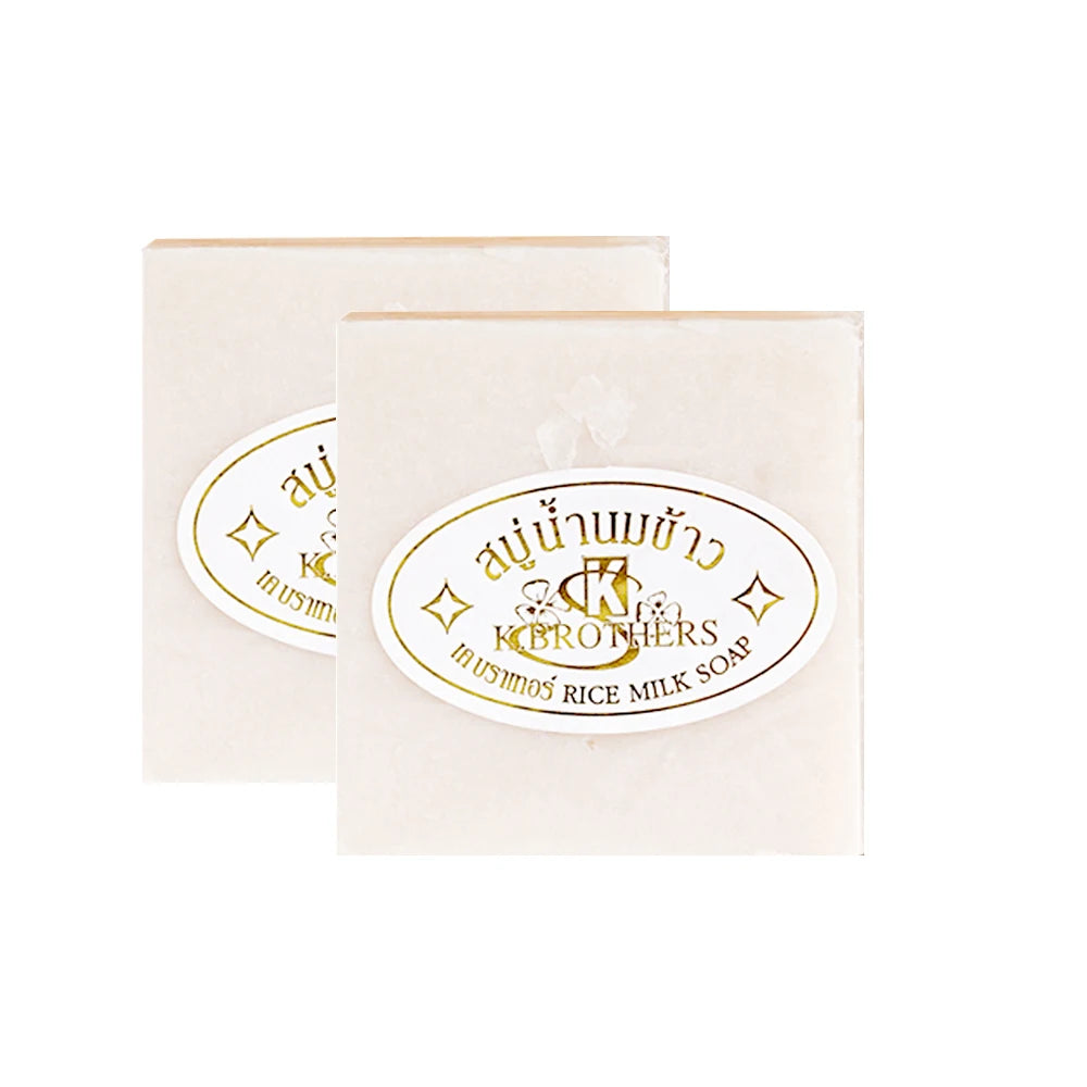 Milk & Rice Essential Oil Handmade Soap – Deep Cleansing 60g Handmade Soap Bar Oasis Select 2 pcs