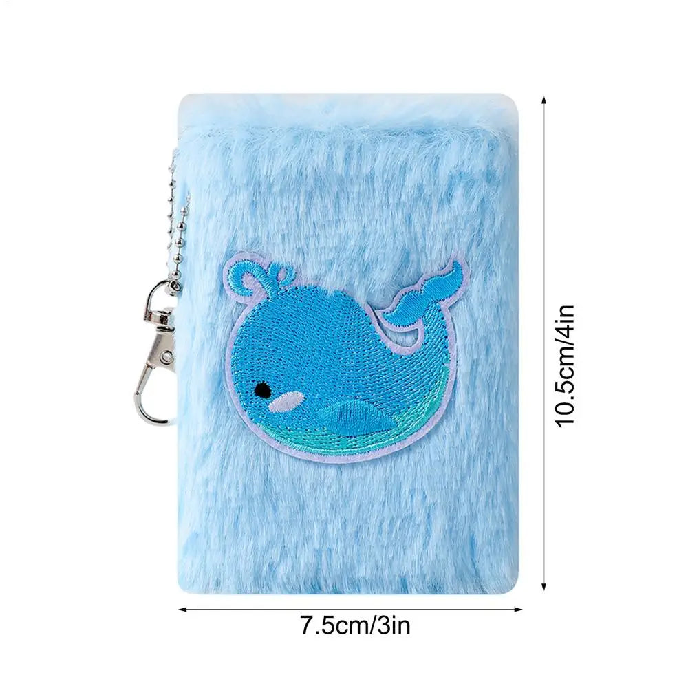 Little Notebook Pocket Size with Keychain Smooth Writing Diary Pocket Size Notebook Small Notepad for Kids Women Work Study Home Oasis Select C