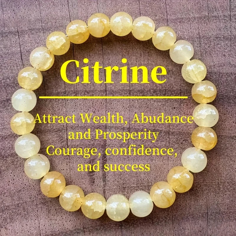 Vintage Bracelet Stone Beads To Attract Abundance Wealth Prosperity Unisex Spiritual Jewelry Gift for Men Women Oasis Select 1pc