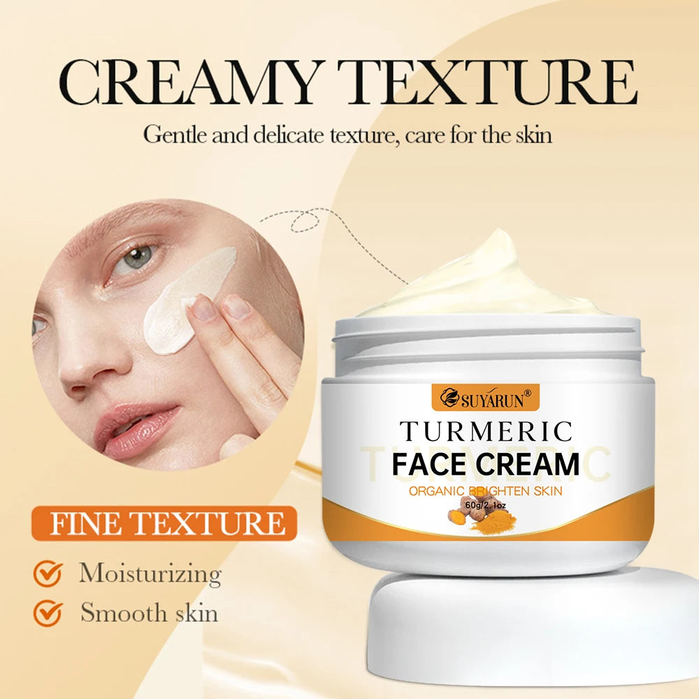 SUYARUN Turmeric Face Cream – Brightening & Anti-Aging Turmeric Face Cream Oasis Select