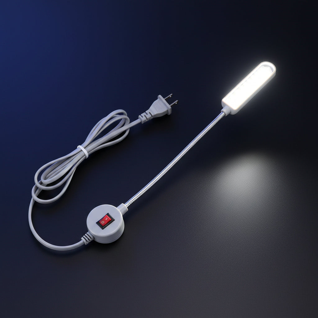 30 LED Industrial Sewing Machine Lamp with 360° Flexible Gooseneck Work Light Clothing Machine Accessory Oasis Select