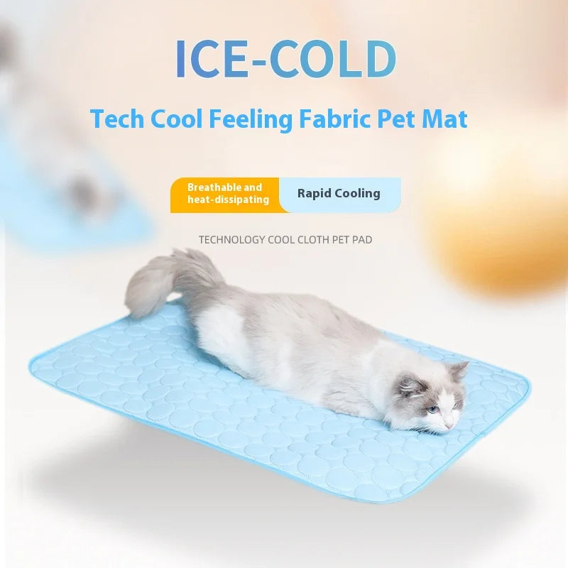 Summer Ice Silk MATS for Pets Cat and Dog Beds Super Large Dog All-season Floor MATS Cat and Pet Ice MATS Ice Beds Dog Beds Oasis Select