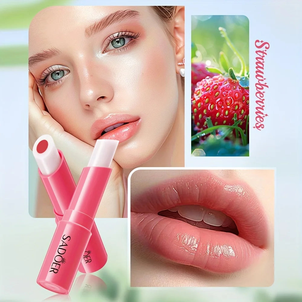 Strawberry-Filled Temperature-Changing Moisturizing Lip Balm 2.5g Oasis Select