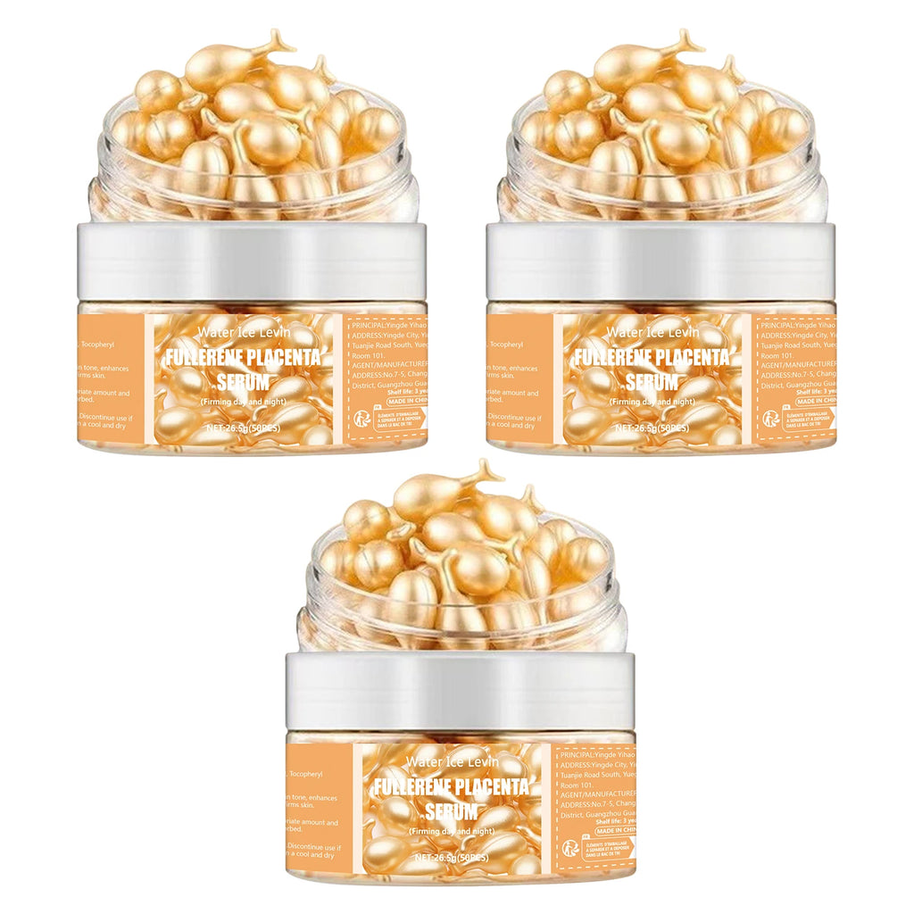 50 Fullerene Essence Capsules Collagen Capsules Facial Care Essence Anti-Wrinkle Anti-Acne Firming Whitening Hyaluronic Acid Essence Skin Care New Model Oasis Select 3Pcs
