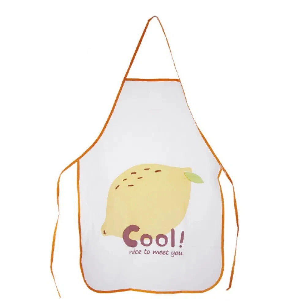 Cartoon Fruit Waterproof Sleeveless Apron – Men & Women