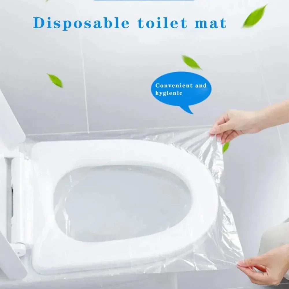Toilet Seat Cover Toilet Lid for Bathroom Accessories Bowl Disposable Mat Protector Products Household Merchandises Home Garden Oasis Select
