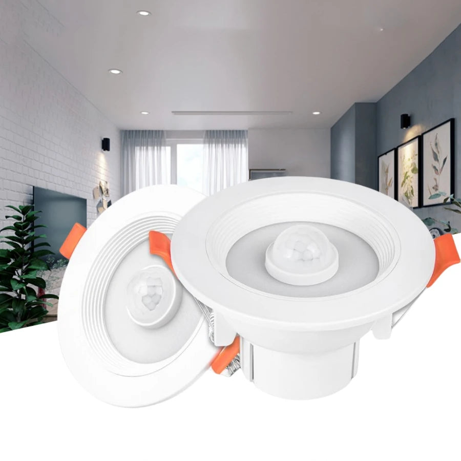 PIR Motion Sensor LED Downlight 5W–20W Recessed Ceiling Spot Motion Sensor Downlight Oasis Select