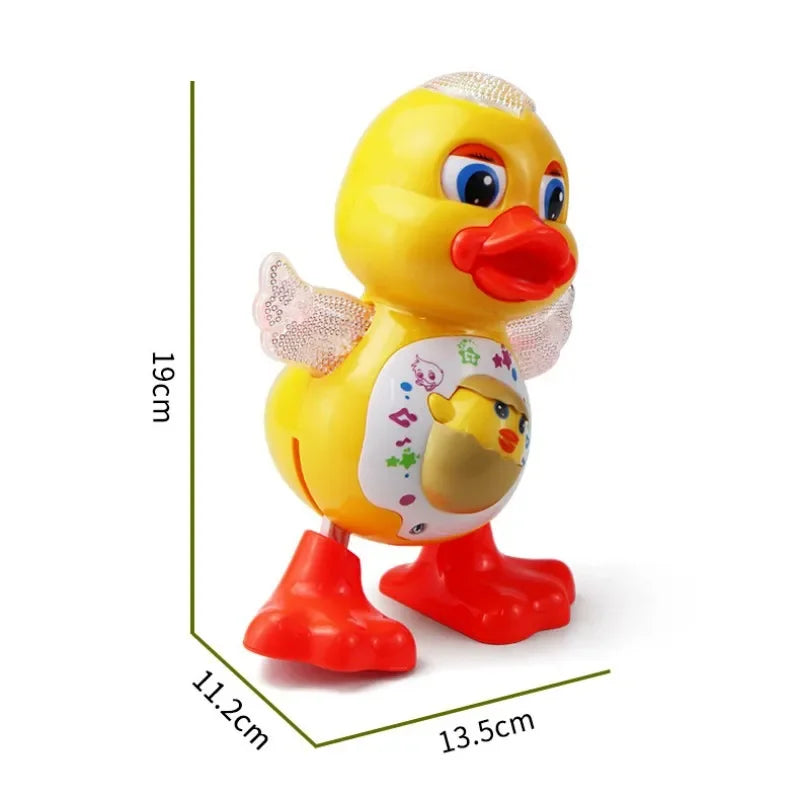 Electric Dancing Duck Toy Interactive Musical Animal with Flashing Lights Educational Gift for Kids Oasis Select