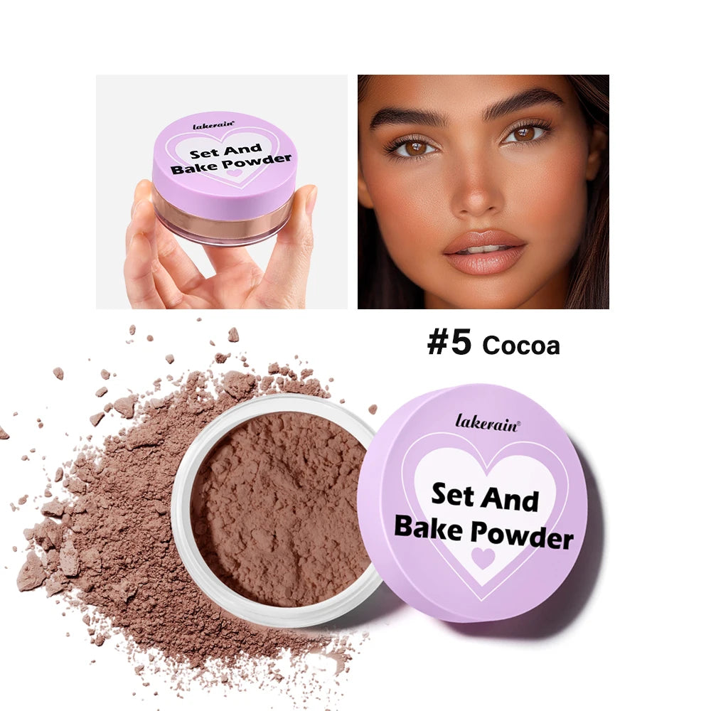 Lakerain Loose Setting Powder – Matte Oil Control, All Skin