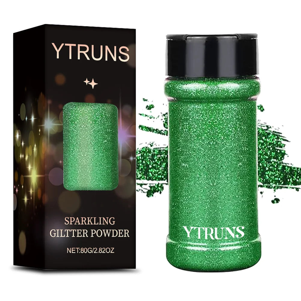 Laser Glitter Powder 80g 6 Colors – Nail Art, Crafts & DIY