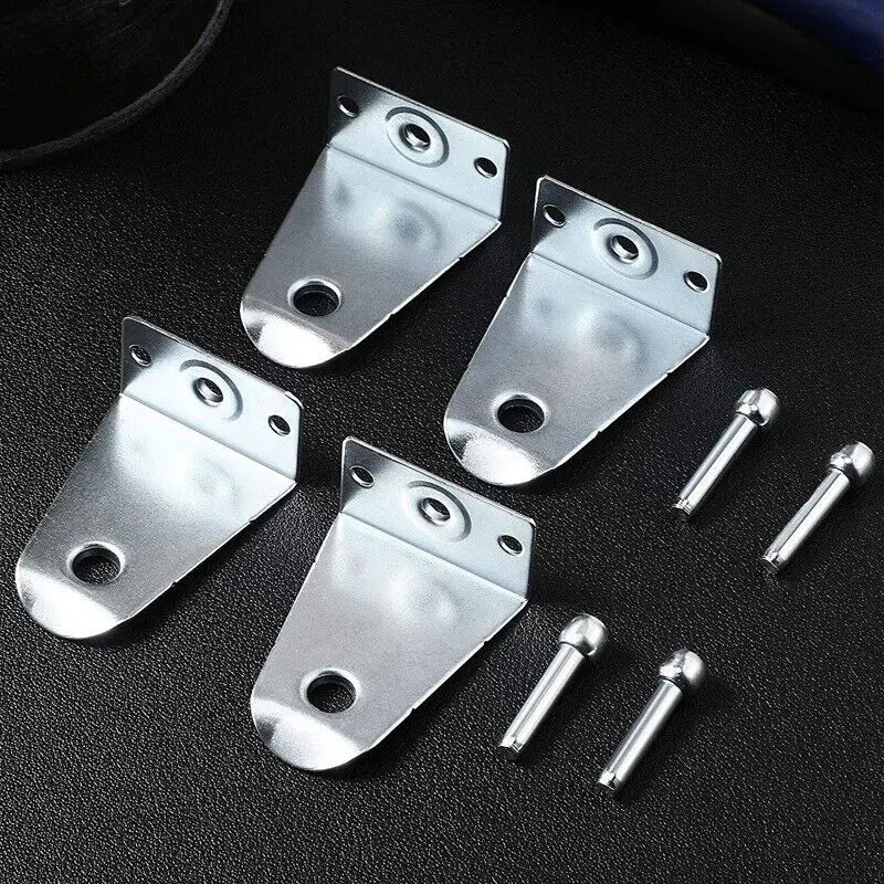 Metal Hold Down Brackets and Pins, Blind Brackets Blind Holder Replacements for Horizontal Blind Shades Window Oasis Select