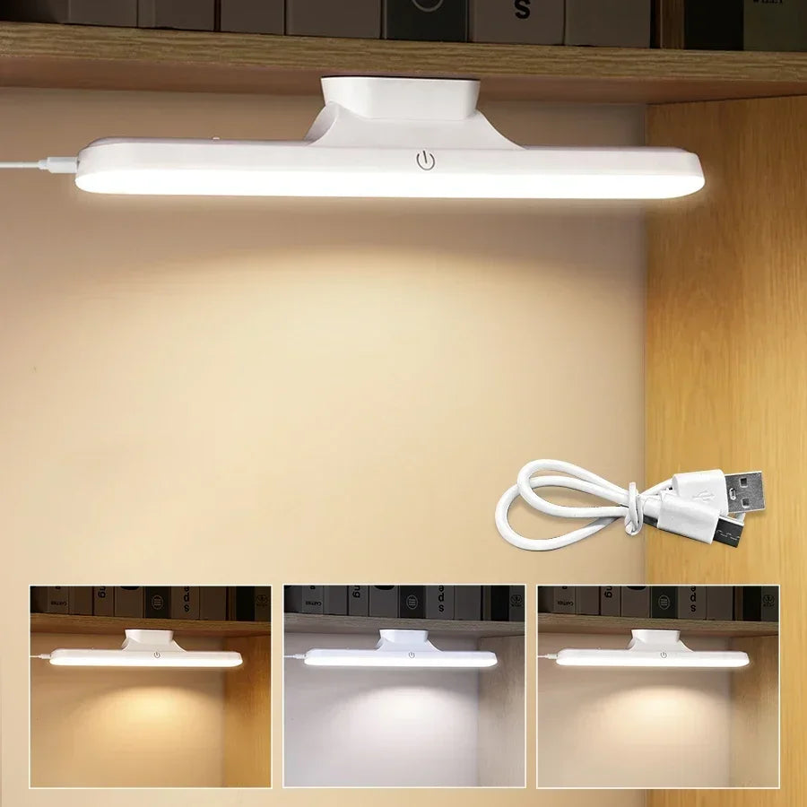 LED Makeup Mirror Light USB Rechargeable Stepless Dimming Magnetic Vanity Lamp For Bedroom Selfie Wardrobe Bathroom Lighting Oasis Select White
