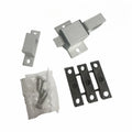 Finger Push Rebound Latch Full Set With Mount Brackets Fasteners Silent Pop Out Lock For Cabinet Wardrobe Furniture Oasis Select Silver