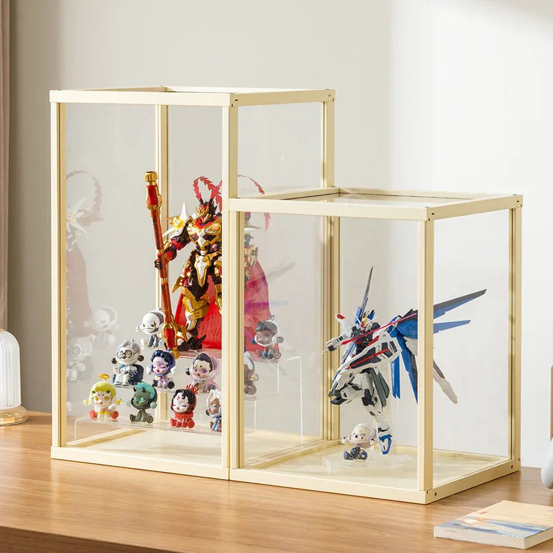 Figure Cabinet Wine Cabinet Toy Storage Rack Display Cabinet Household Sub-dustproof Transparent Cabinet Lego Display Cabinet Oasis Select