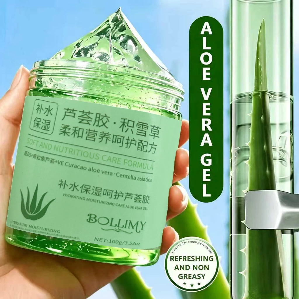 Aloe Vera Centella Asiatica Gel, Facial Care, Refreshing Aloe Vera Gel, Rich in Aloe Vera Ingredients, Hydrates and Firm Oasis Select