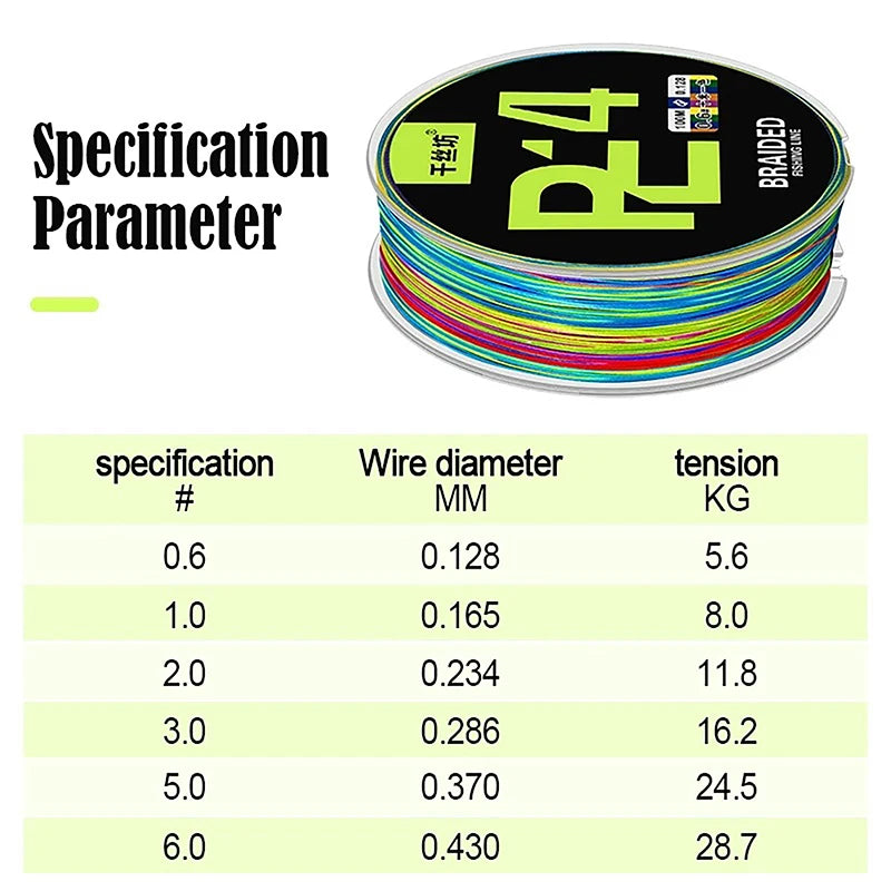 Roll Sea Fishing Line Strong 4 Strand Fishing Line 100M Braided Fishing Line Multifilament Line Carp Fishing Cord Fishing Thread Oasis Select