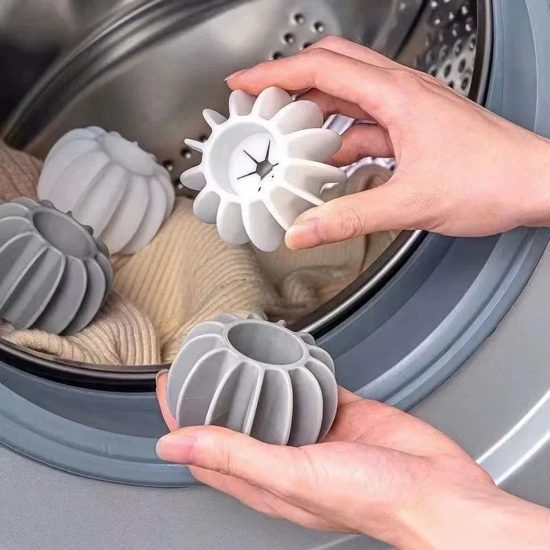 Laundry Ball Reusable Clothes Hair Cleaning Tool Pet Hair Remover Washing Machine Cat Hair Catcher Laundry Ball Oasis Select
