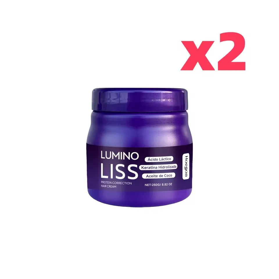 PH-Balancing Hair Protein Straightening Cream Strengthens Hair Structure Reduces Heat Damage Risk Protein Smoothing Cream Oasis Select 250g X 2PCS