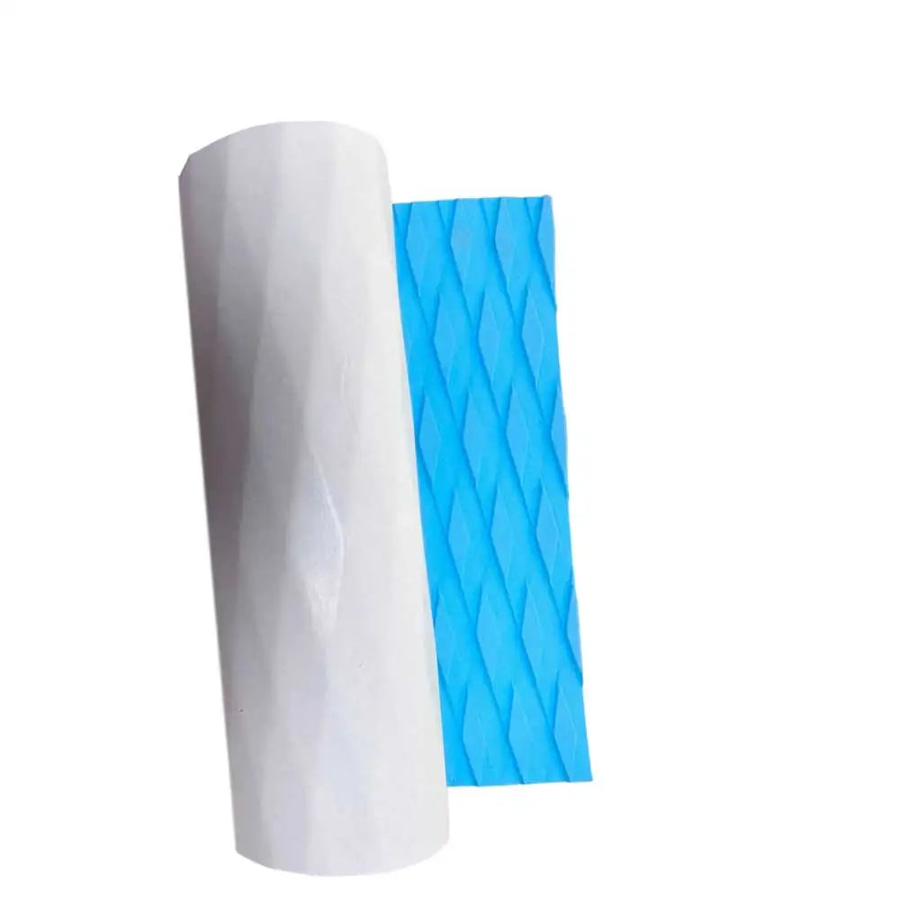 1Pc 25.5*10.6inch EVA Self Adhesive Surf Traction Pad Surfing Wakesurf SUP Non-Slip Deck Grip Pet Mat Surf Tail Pad Sticker Oasis Select Blue