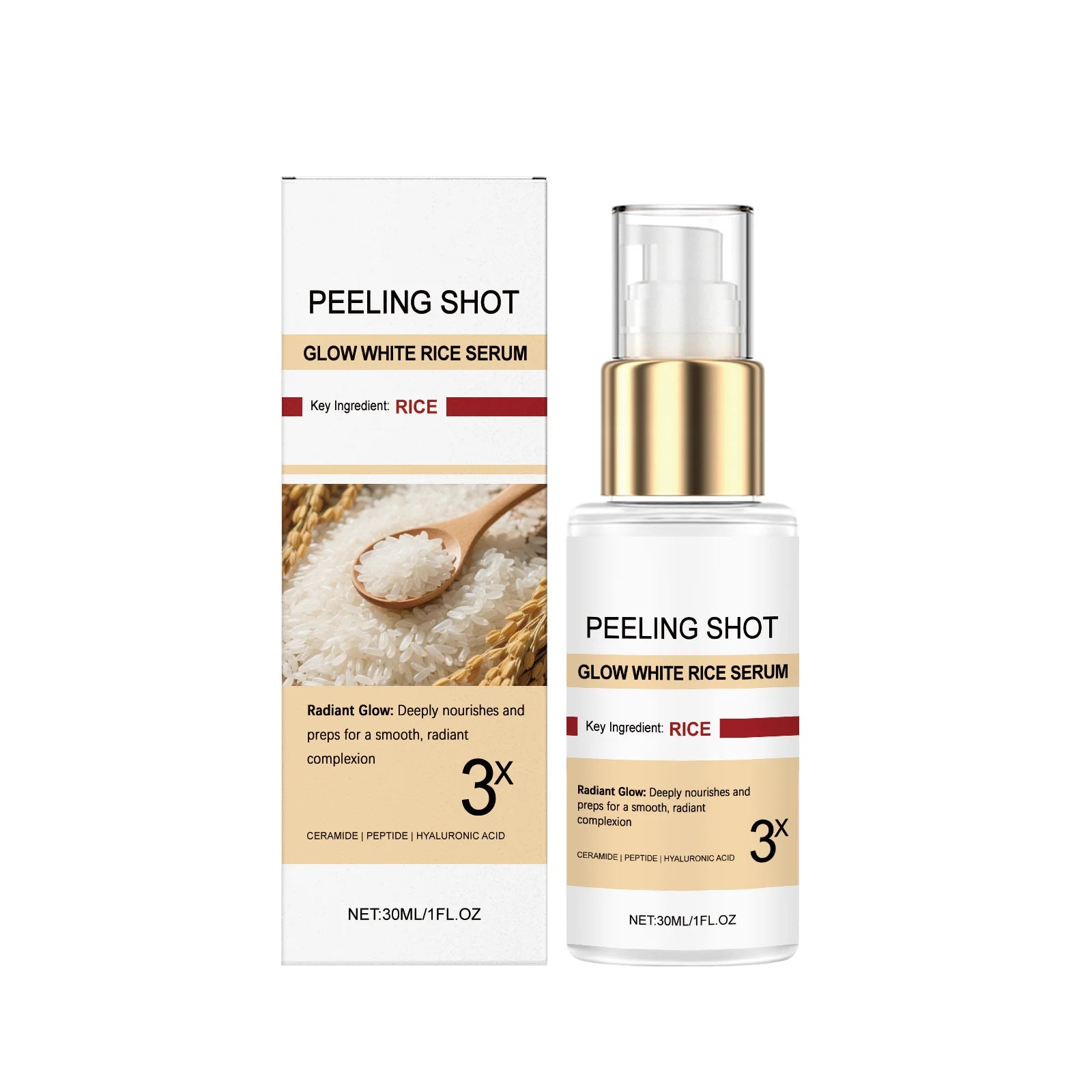 Hoygi Rice Essence Brightening Face Serum – Niacinamide 30ml Brightening Face Serum Oasis Select 30ml Boxed