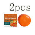 Persimmon Extract Moisturizing Cleansing Soap – Gentle Daily Body Cleanser for Hydrating, Softening & Smoothing Skin Oasis Select 2pcs