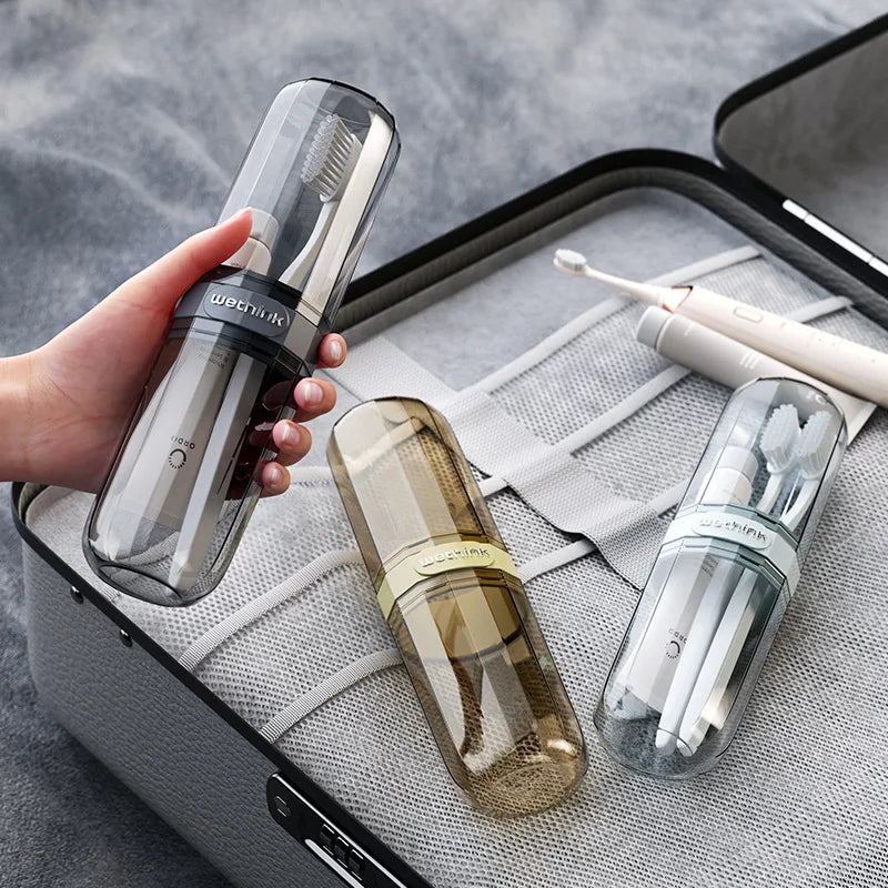 1PC Toothbrush Travel Containers Transparent Portable Toothbrush Case Outdoor/business Trip/travel Acessories Oasis Select
