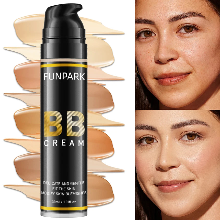 FUNPARK CC Cream Foundation – 8 Shades, Concealer & Coverage