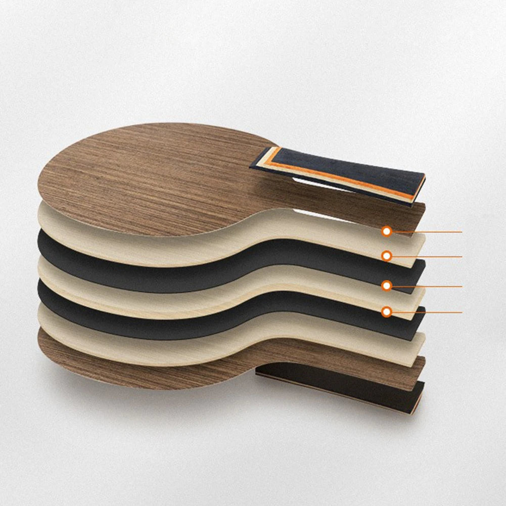 1PC Table Tennis Blade Ebony Dalbergia Pingpong Racket Bottom Plate 5-Ply 6.2mm Ping Pong Paddle Board Bat Racquet Long Handles Oasis Select