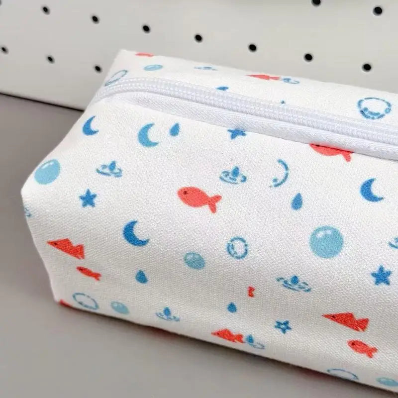 Graffiti Pencil Case Large Capacity Soft Pen Pouch Wear Resistant Stationery Bag for Kids Students School Office Use Oasis Select