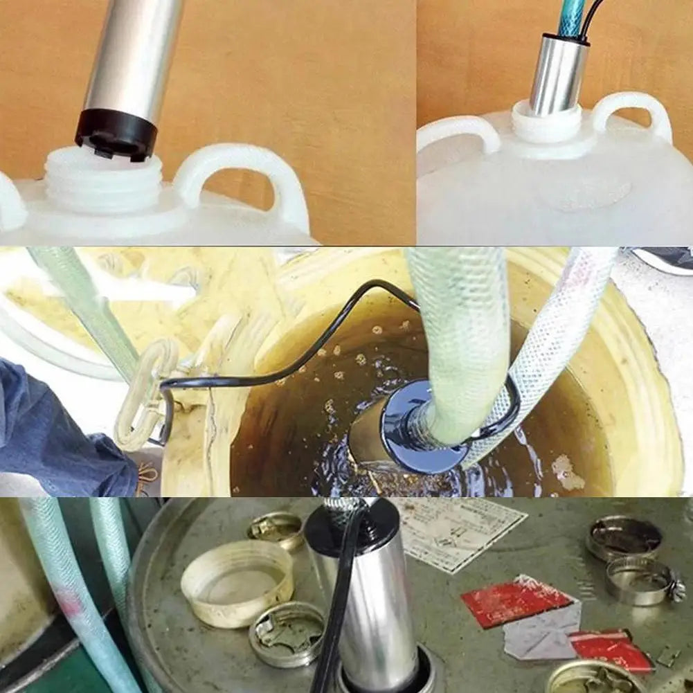 Small submersible oil suction pump Stainless Steel Submersible Pump 12 Volt Fuel Transfer Pump Small Suction Pump 38mm Oasis Select