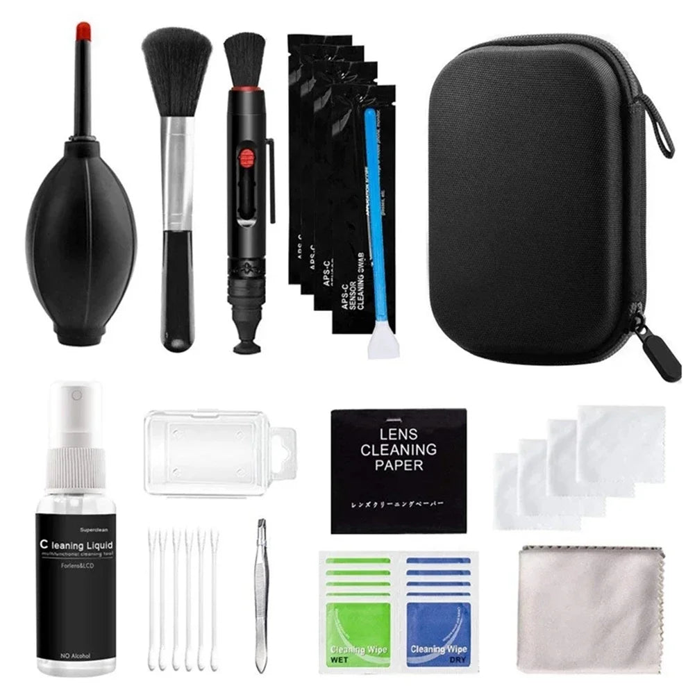 DSLR Camera Lens Cleaning Kit 5–29 Pcs | Sensor & Lens Cleaner