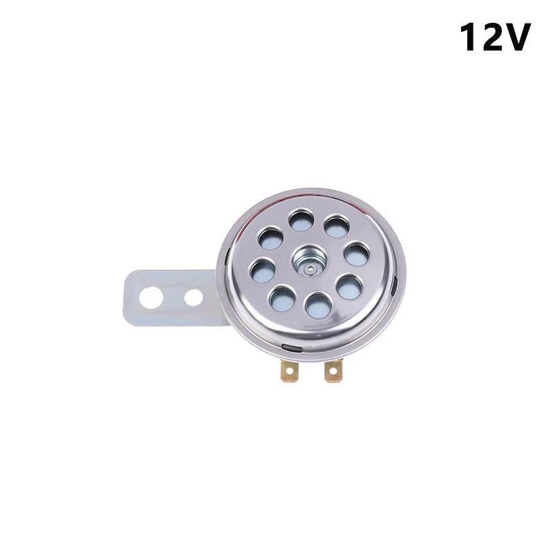 1 Piece Universal Waterproof Electric Horn LVEE DL70 Series 6V/12V Motorcycle Horn 105db Moto Bike Motor Scooter Loud Sound Oasis Select 12V