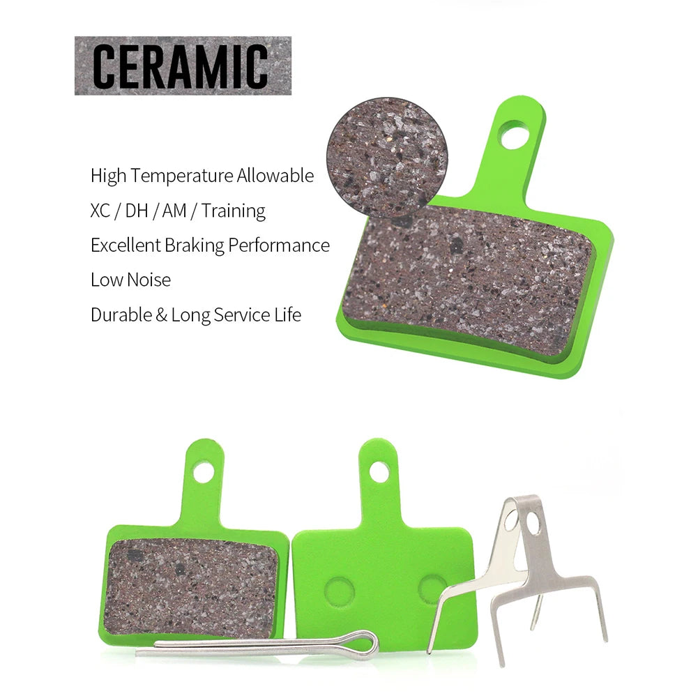 High Performance High Quality Hot Sale Brake Pads Ceramic Disc 35x30.8mm Bicycle Brake Pads Ceramic Disc Green Oasis Select